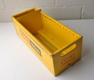 Vintage 60 ' s KODAK Metal Card/Film Box Storage Store Display w/built - in divider 5