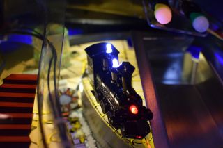 The Addams Family Pinball Machine Lighted Train Mod
