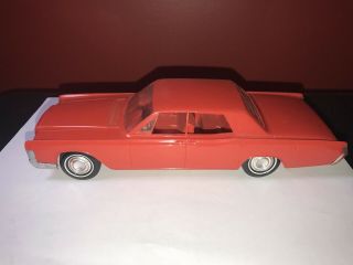 Vintage Lincoln Continental Promo Plastic Toy Car 1968
