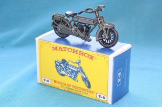 Matchbox Yesteryear Y8 - 2 Sunbeam Motorcycle (1914) - Code 3 (c97)