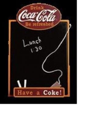Coca Cola Coke Chalk Board Menu Board
