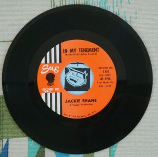 Jackie Shane Rare Popcorn Northern Soul Mod 45 In My Tenement 1963 M -