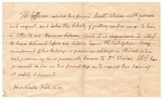 Thomas Jefferson - Autograph Letter Signed - To Lewis & Clark Expedition Adviser 2