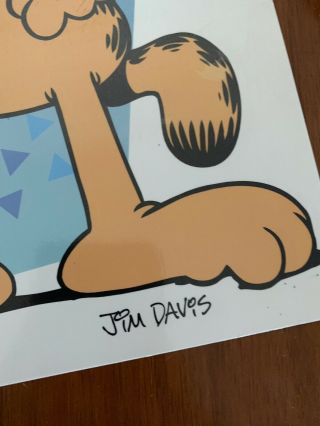 Vtg.  Garfield The Cat Poster by Argus 13.  5 