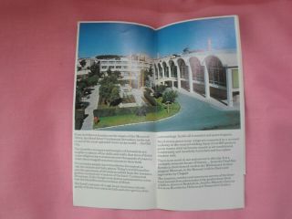 INTERCONTINENTAL HOTEL JERUSALEM JORDAN TWO ViNTAGE PAPER BROCHURES 4