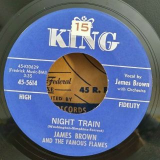 James Brown & The Famous Flames King 5614 Night Train (soul 45) Plays Like