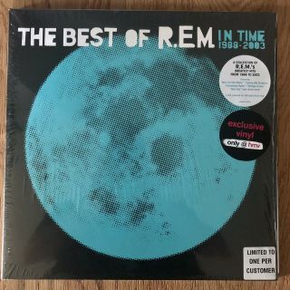 R.  E.  M In Time The Best Of Hmv Limited Edition Blue Vinyl Double 1000 Copies Rem