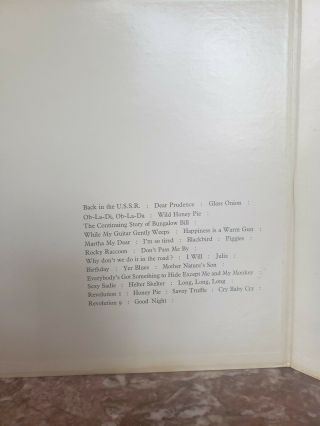 The Beatles White Album 1968 Vinyl LP Apple Records SWBO - 101 Numbered,  Poster 3
