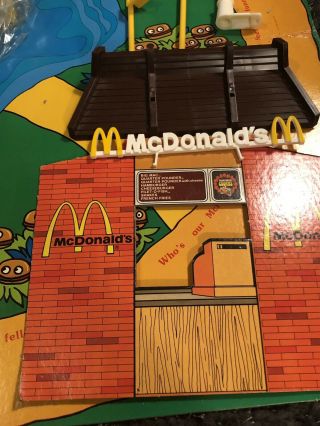 1976 McDonald ' s McDonaldland Playset Train by REMCO Inserts 3