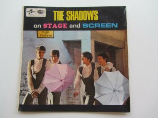 The Shadows 1967 Indian E P On Stage And Screen Made In India