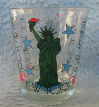 Statue Of Liberty York City Souvenir Shot Glass