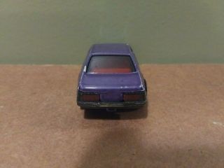 Hot Wheels Color Racers 1979 Turbo Mustang SVO Purple with Red interior 5