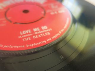 THE BEATLES - LOVE ME DO - RARE 1N 1N RED PARLOPHONE 1962 UK EX, 2