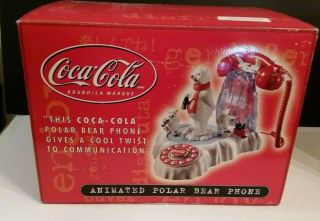 Coca Cola Animated Polar Bear Phone Coke Soda Advertising Telephone 2