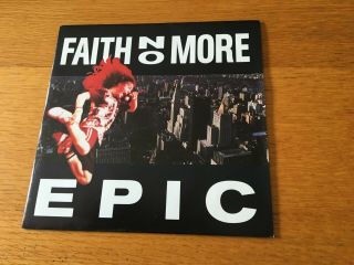 Faith No More - Epic - 1990 7 " P/s Nm - 1000 