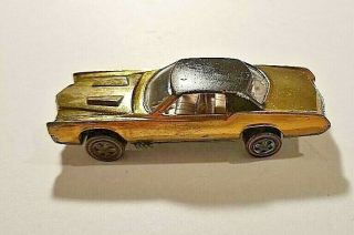 1968 Mattel Hot Wheels Custom Eldorado (red Line) Gold (usa) Sharp Car