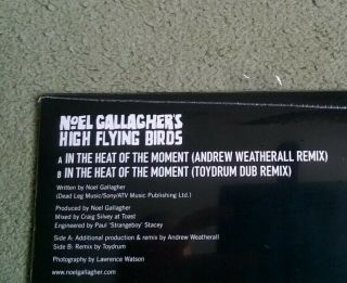 Noel Gallagher’s High Flying Birds RSD 2017 12 