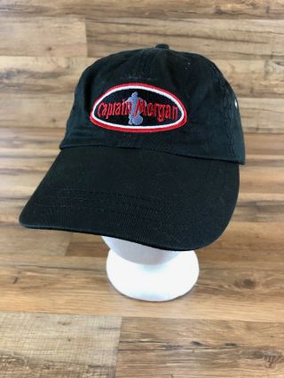 Captain Morgan Rum Distillery Logo Black Baseball Cap Hat