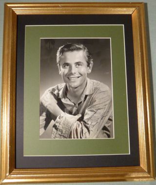 Glenn Ford Vintage Signed Photo Autographed W/coa
