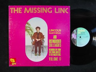 Lincoln Mayorga The Missing Linc Vol.  Ii Us Lp D2d Direct To Disc Audiophile Jazz