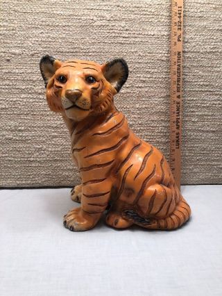 Scary Greeter Large Tall Tiger Decorative Garden Resin Figurine Statue Spiegel