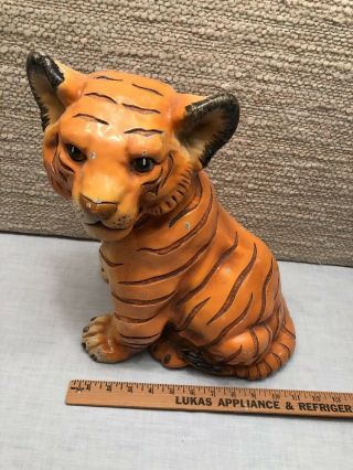 Scary Greeter Large Tall Tiger Decorative Garden Resin Figurine Statue Spiegel 3