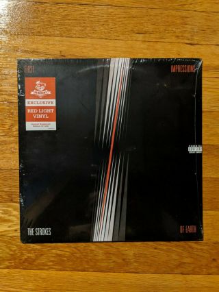 The Strokes - First Impressions Of Earth Red Light Vinyl Edition Of 1200 Oop