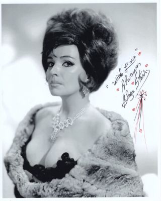 Blaze Starr Hand Signed 8x10 Photo,  Glamourous Pose In Diamonds And Fur