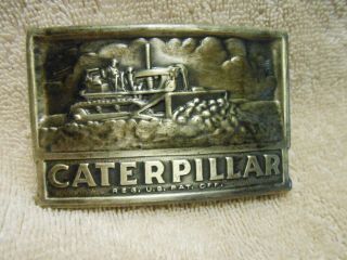 Caterpillar Heavy Equipment Operator Belt Buckle - Bull Dozier
