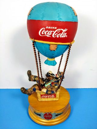 Coca - Cola " Look Up America " Emmett Kelly Lmtd.  Edition Musical Figurine W/