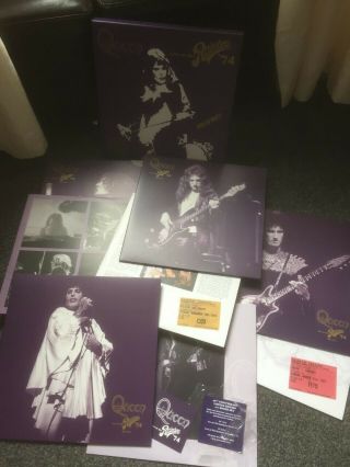 Queen Live At The Rainbow 4x 180g Lp Limited Deluxe Edition Boxed Set
