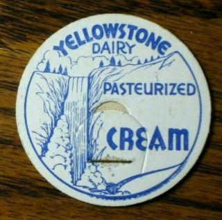 Wyoming Milk Bottle Cap Casper Wyo Wy Dairy Creamery