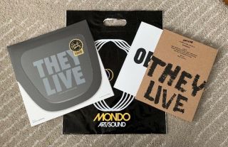 Mondo John Carpenter They Live Vinyl & Book Rare Screening Variant Only 500