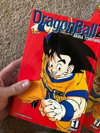 Dragon Ball Z VizBig Three - in - One Volumes 1 - 9 Complete Series Volumes 1 - 26 Manga 3