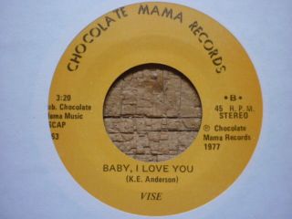 Northern Soul Vise Baby I Love You Chocolate Mama Reissue Crossover