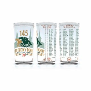 Official 2019 Kentucky Derby 145 Julep Glass May 4th 2019 " Justify "