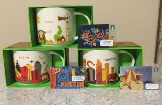 Starbucks Houston,  Austin,  Texas You Are Here Mug Brand