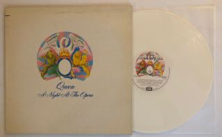Queen - A Night At The Opera - 1976 Limited Edition On White Vinyl Import (nm)