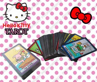 - Rare Hello Kitty Tarot 78 Cards Deck Oop Htf Cat Animal Sanrio ハロー・キティ