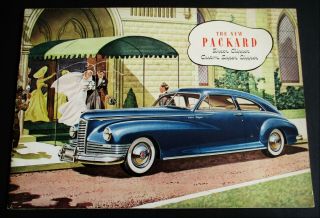 Vintage 1940 Packard Clipper Color Sales Advertising Brochure Custom