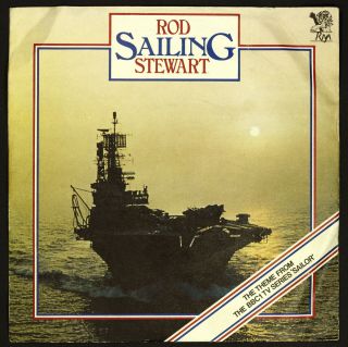 Rod Stewart Sailing HMS Ark Royal Limited Edition Blue Vinyl 7 