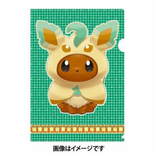 Pokemon Center Eevee Poncho Series A4 Size Clear File Folder Leafeon
