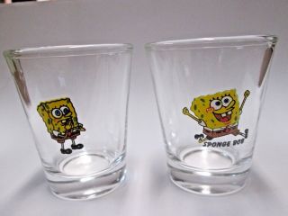 Spongebob Square Pants 2 Piece Shot Glass Set 1
