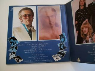 ELTON JOHN - CAPTAIN FANTASTIC LP Red Vinyl EX Rare Complete UK 1st Press A1/B1 5