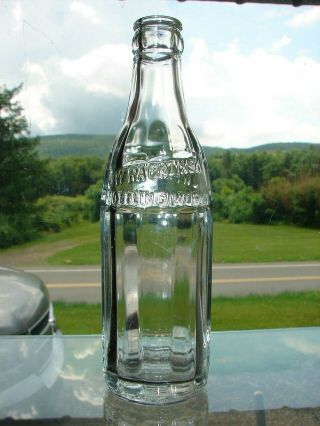 Art Deco Soda Bottle - J.  W.  Ragazinsky Bottling - Mahanoy City,  Pa