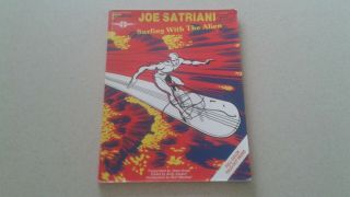 JOE SATRIANI AUTOGRAPHED SURFING WITH THE ALIEN GUITAR MUSIC BOOK SIGNED COVER 2