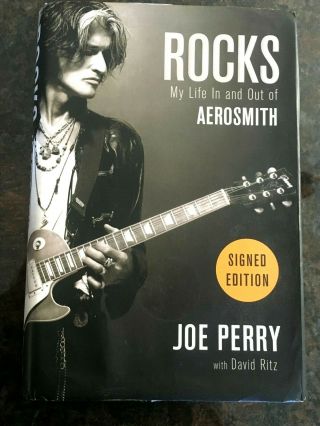 Joe Perry Book Rocks Aerosmith Signed / Autographed Edition Hb