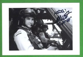 Michael Durant " Black Hawk Down " Helicopter Pilot Signed 4x6 Photo E19236