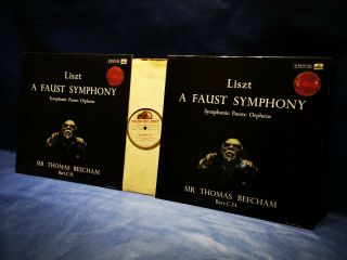 Hmv Asd 317 - 8 White/gold Liszt: A Faust Symphony /orpheus Rpo /beecham 2 Lp
