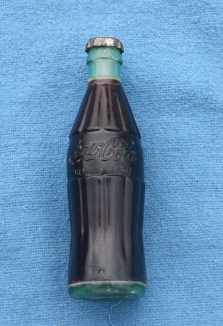 Unusual 1950s Coca - Cola 3 1/2 Inch Advertising Soda Bottle